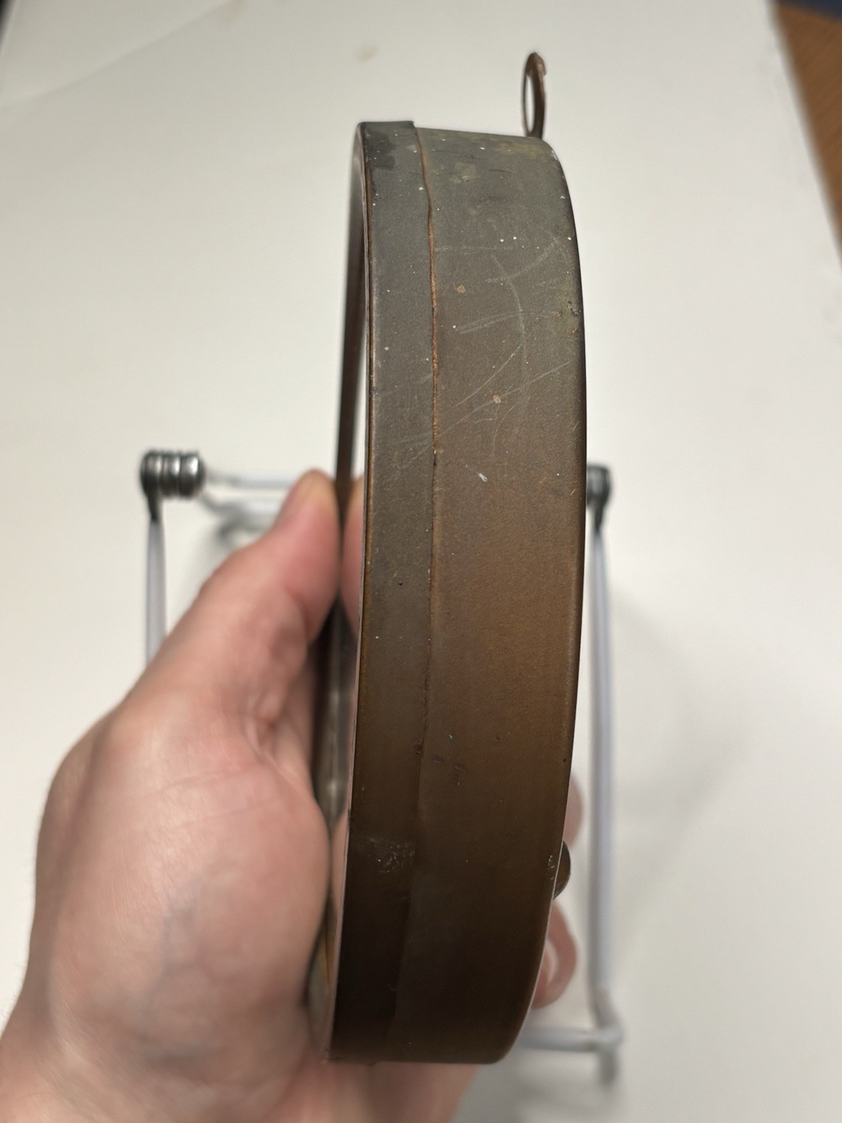 Antique Original RARE American Engraving Thermometer Trade Sign Indian Eagle MA