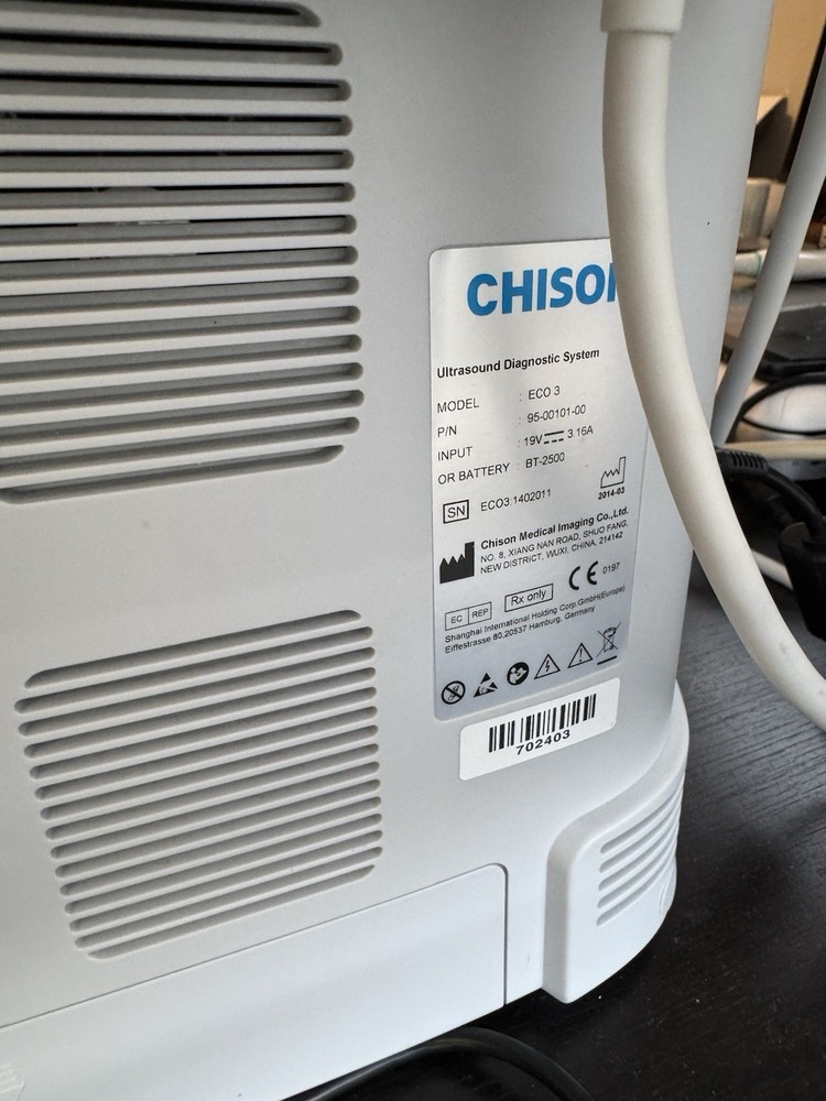 Chison Eco 3 with Convex Abdominal Probe