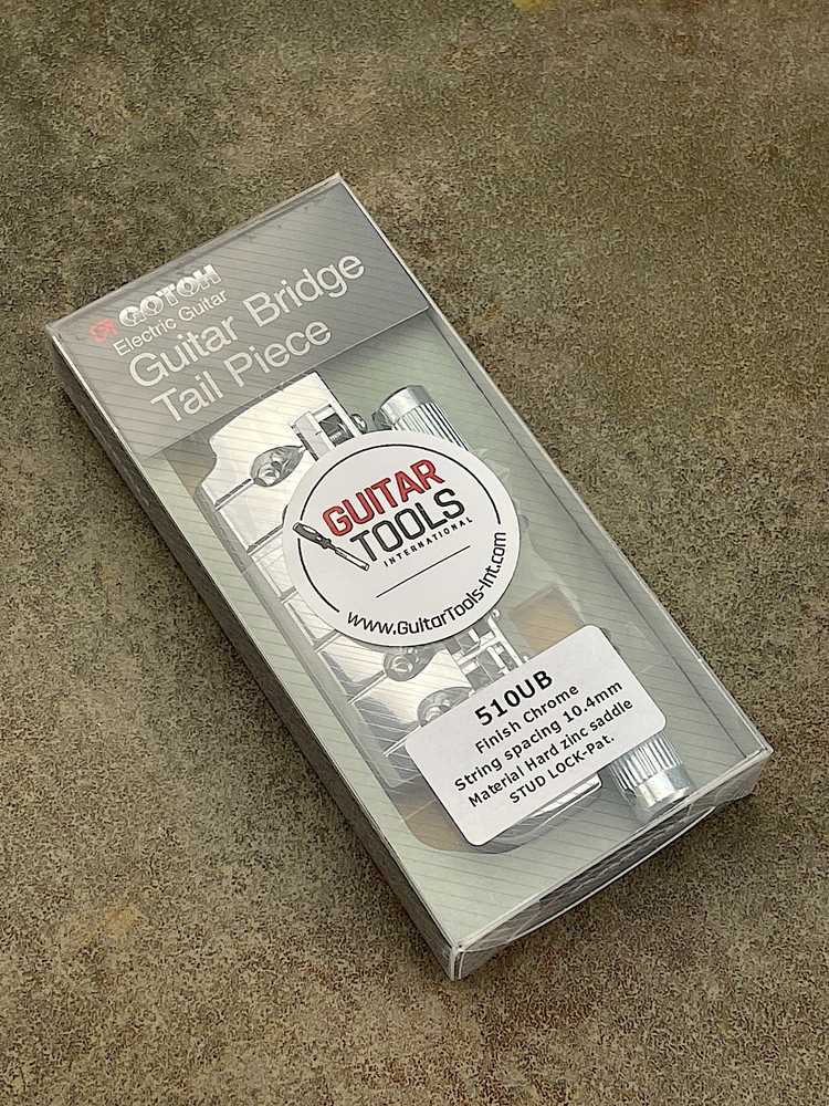 Gotoh Combination Bridge/Tailpiece Chrome 510UBCX