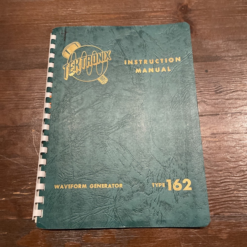 Tektronix Type 162 Waveform Generator Instruction Manual