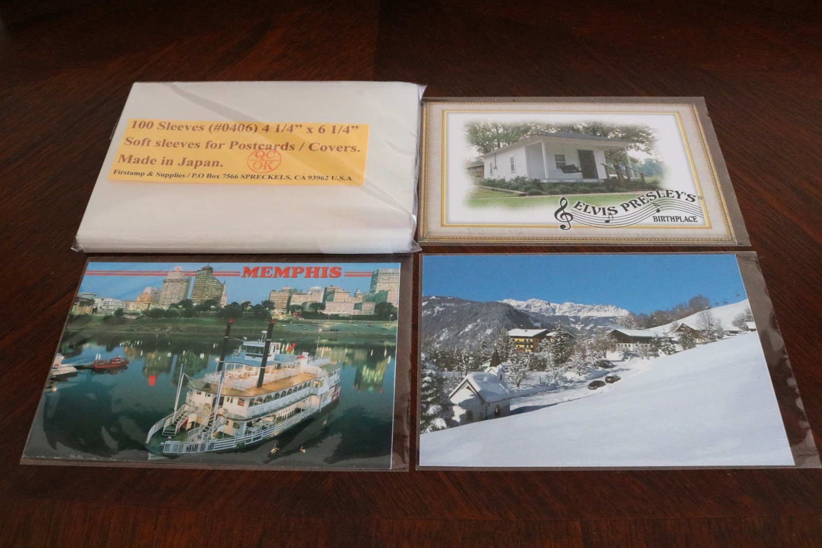 500 Sleeves for Postcards / Covers size 4 1/4" x 6 1/4" = 2.5 Mil / PVC Free..