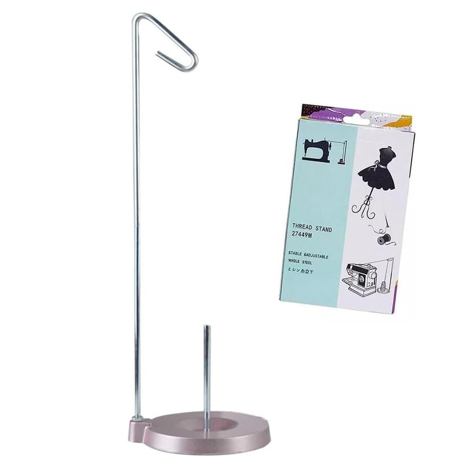 1Pc Universal Thread Holder Full Metal Stable &Adjustable Thread Stand #27449...