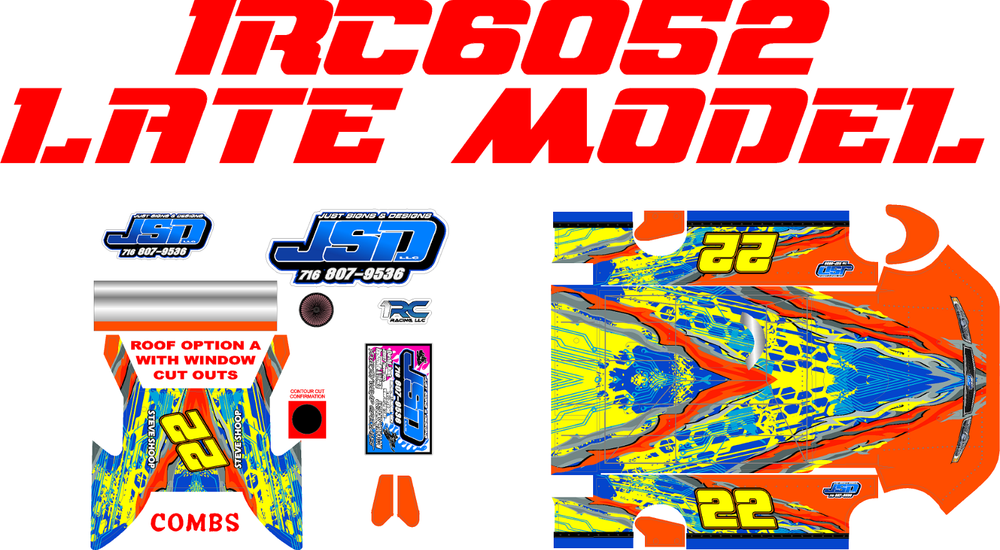 1RC LATE MODEL 1RC6052 WRAP COMBS ORANGE