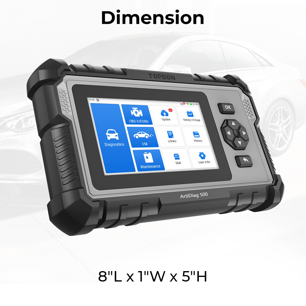 2025 TOPDON AD500 OBD Car Diagnostic Scanner Tool Code Reader Check Engine ABS