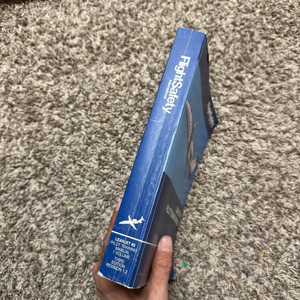 Learjet 60 Pilot Training Manual Book FlightSafety Third Edition