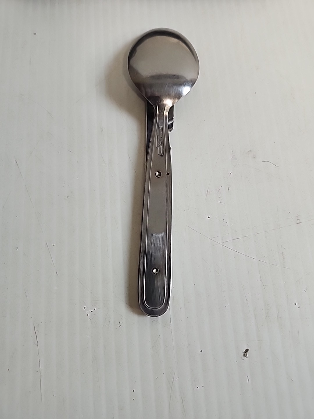 Vintage Camping Eating Utensil Set & Case Knife Fork Spoon Stainless Steel Japan