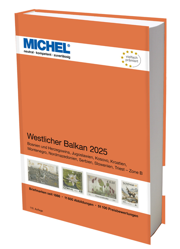 MICHEL Stamps Catalogue Western Balkans 2025 (E 6) NEW