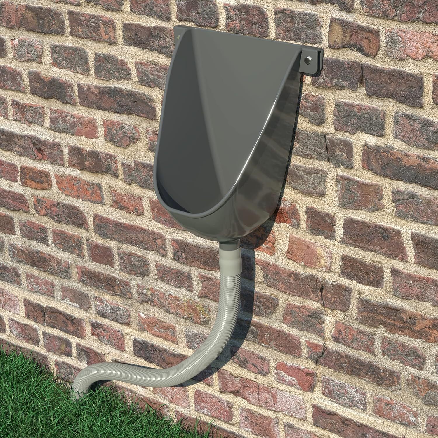 Waterless Outside Toilet Urinal With Hose Urine Diverter Urinal For Men Bathroom