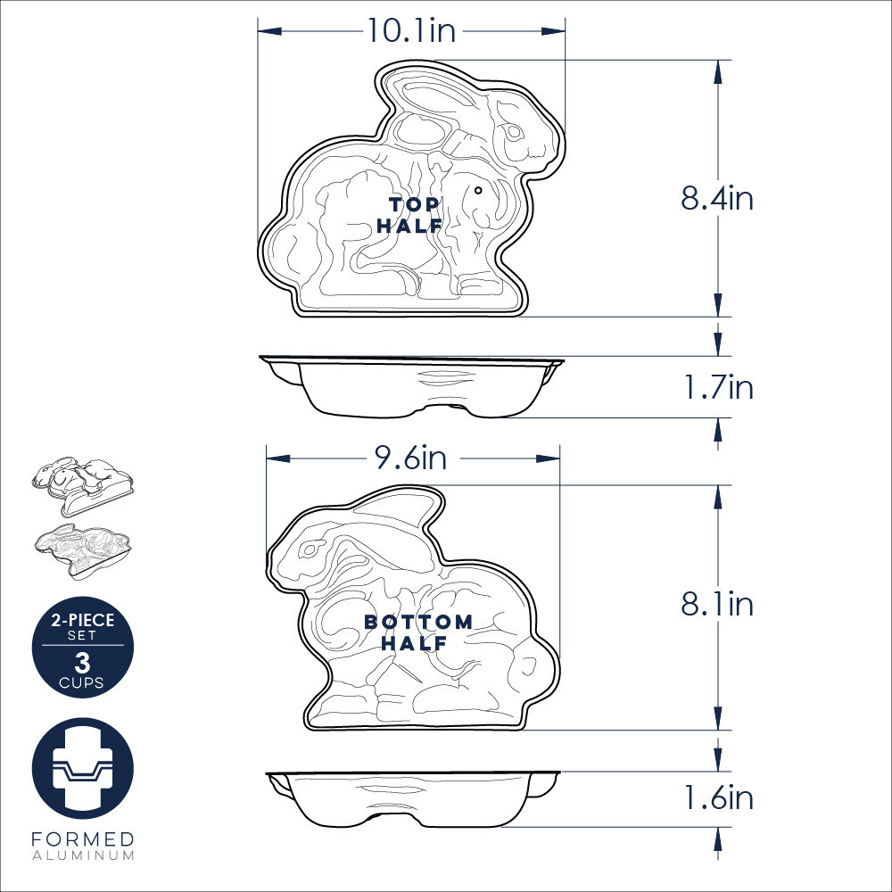 Nordic Ware 3D Bunny Cake Pan