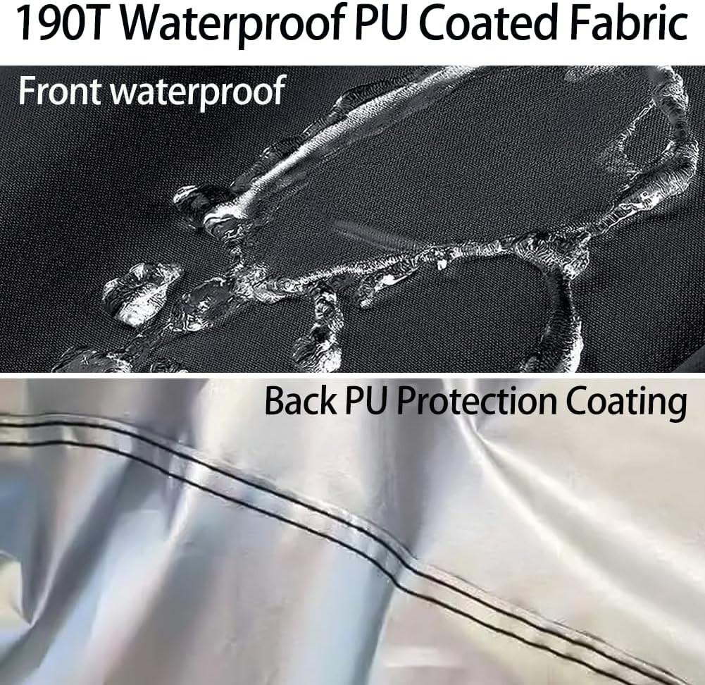 Bike Covers for 2 or 3 Bikes, [2024 Upgraded] 2XL Large Outdoor Waterproof Bicyc