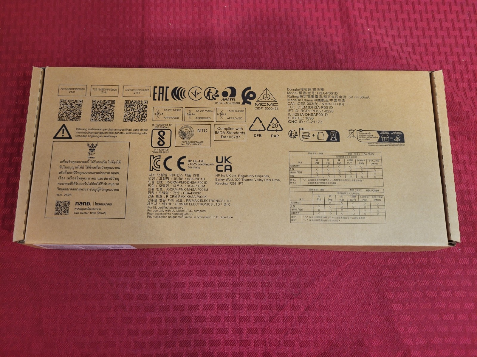 NEW SEALED!! HP 710 Wireless KB/ Mouse Combo M55011-001 M54697-001 M54847-001