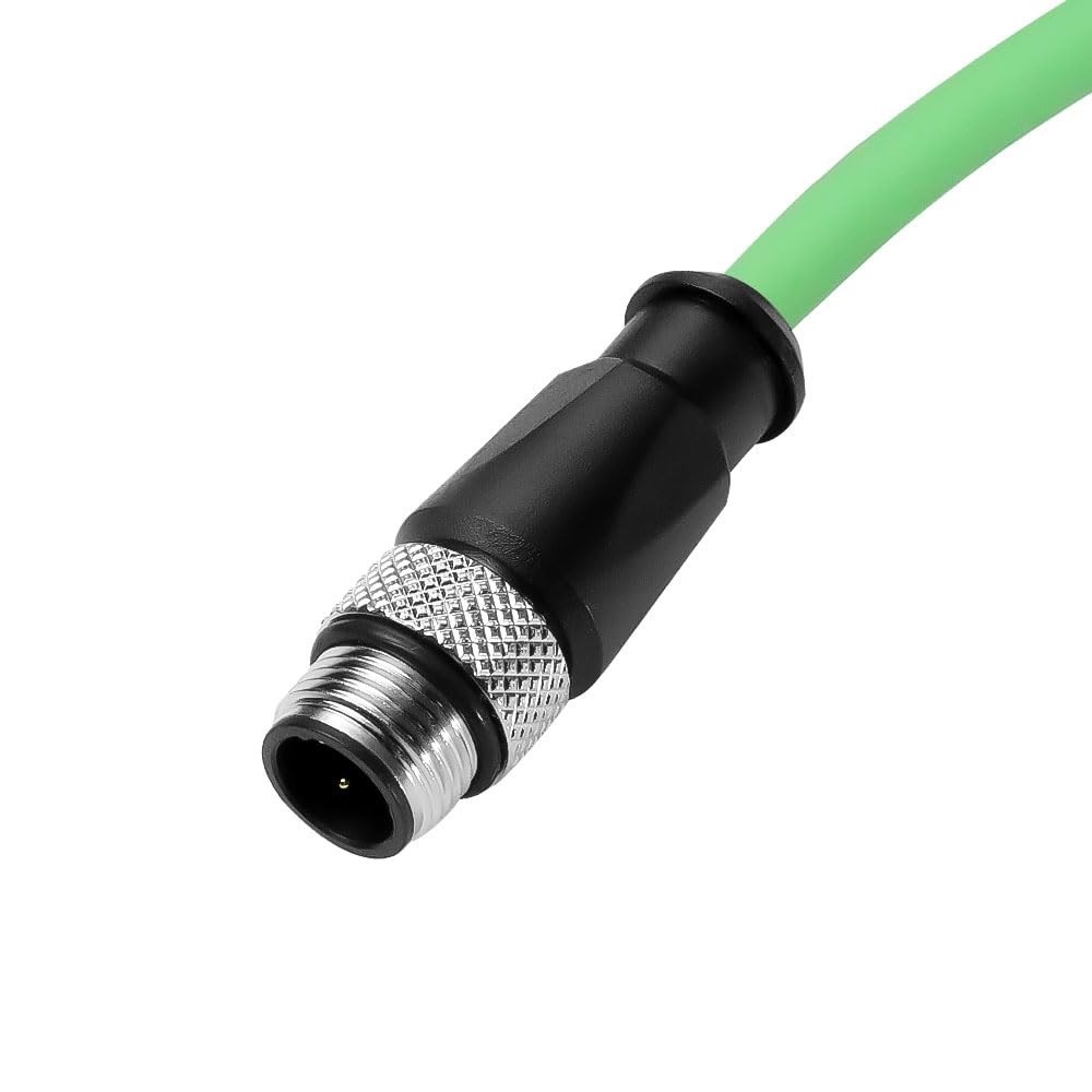 20M Ethernet Cable for Beckhoff ZK1090-3161 M8 A-Code 4 Pin M12 D-Code 4 Pin
