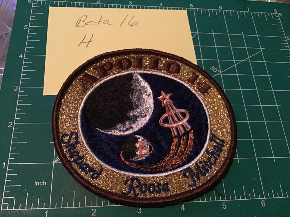 NASA APOLLO 14 SHEPARD ROOSA MITCHELL PATCH
