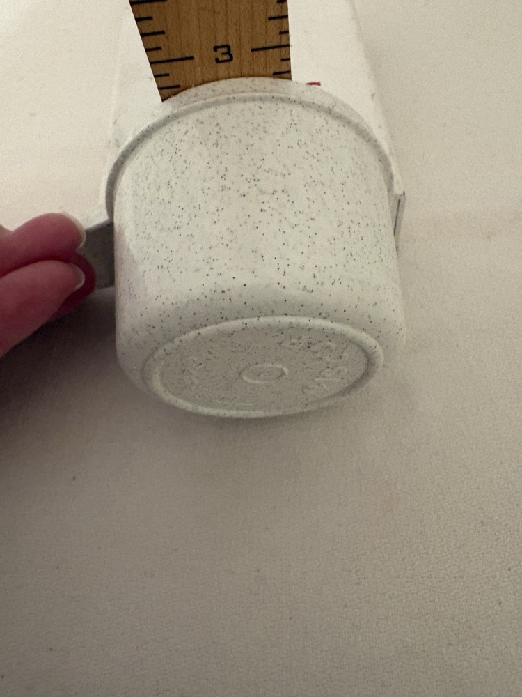Vintage Tupperware Measuring Cup Speckled Stone 2/3 Cup Replacement Grey Gray