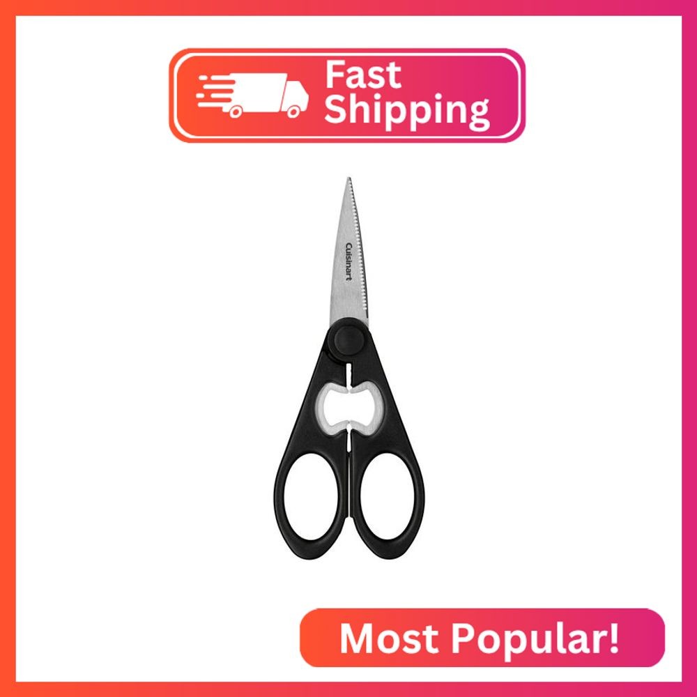 Cuisinart Shears, 8 Inch Kitchen Scissors, Black