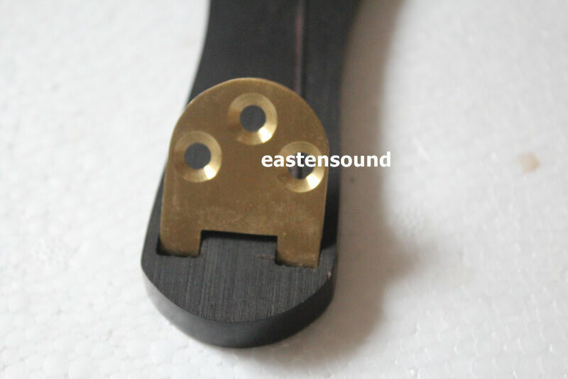 Solid ebony tailpiece for 6 string guitar