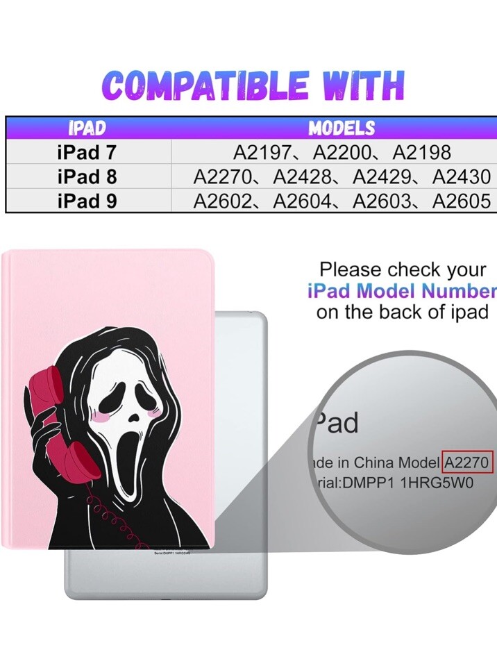 Pink Scream iPad Case