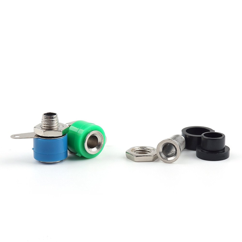Honbay 50pcs 4mm Banana Jack Socket Plug Connector