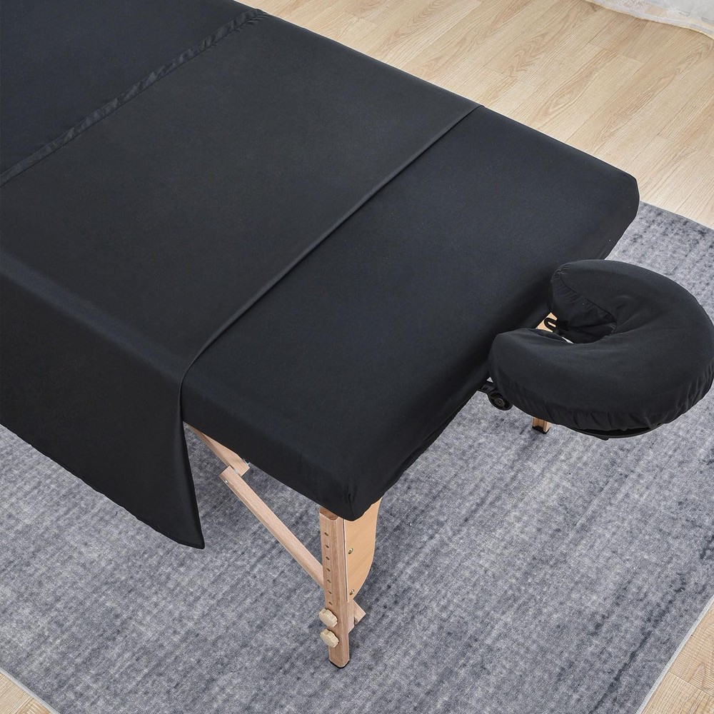 Soft 3 Piece Set Microfiber Massage Sheet Set,for Massage Tables,Includes Mas...