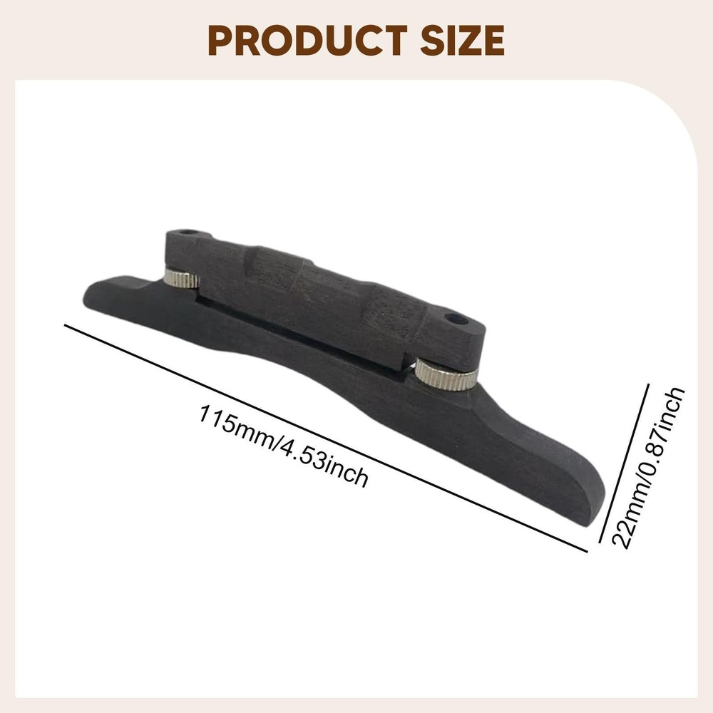 Mandolin Bridge Wood Bridge Replacement Part
