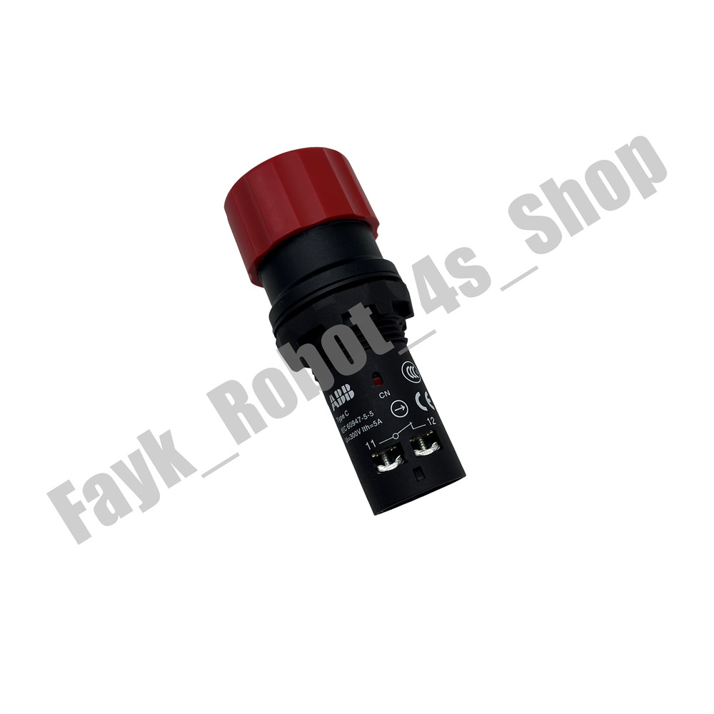 F ABB DSQC679 3HAC028357-001 pendant Single emergency stop E-stop switch button