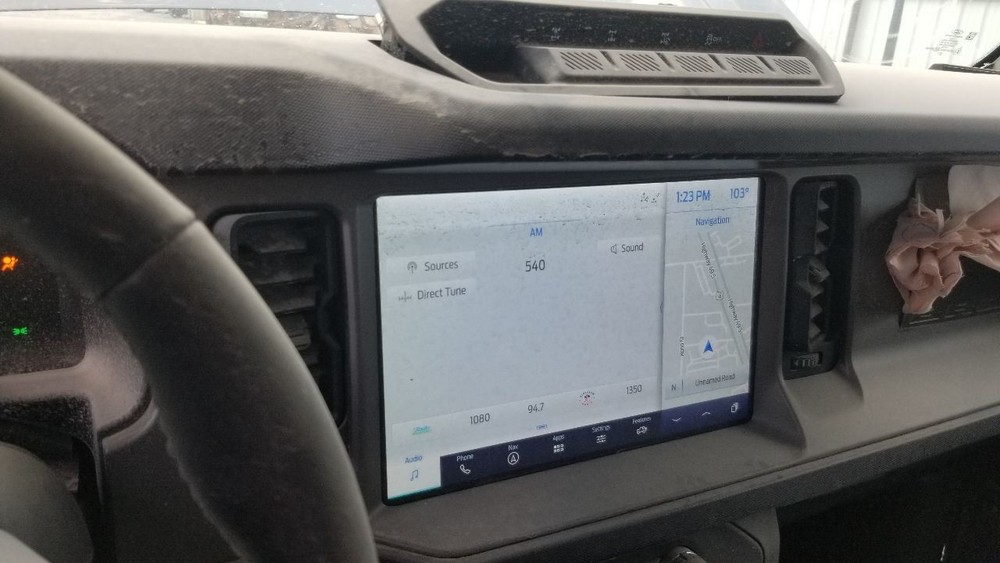 21 FORD BRONCO FRONT FACING CAMERA WINDSHIELD MOUNTED M2DT19H406CF