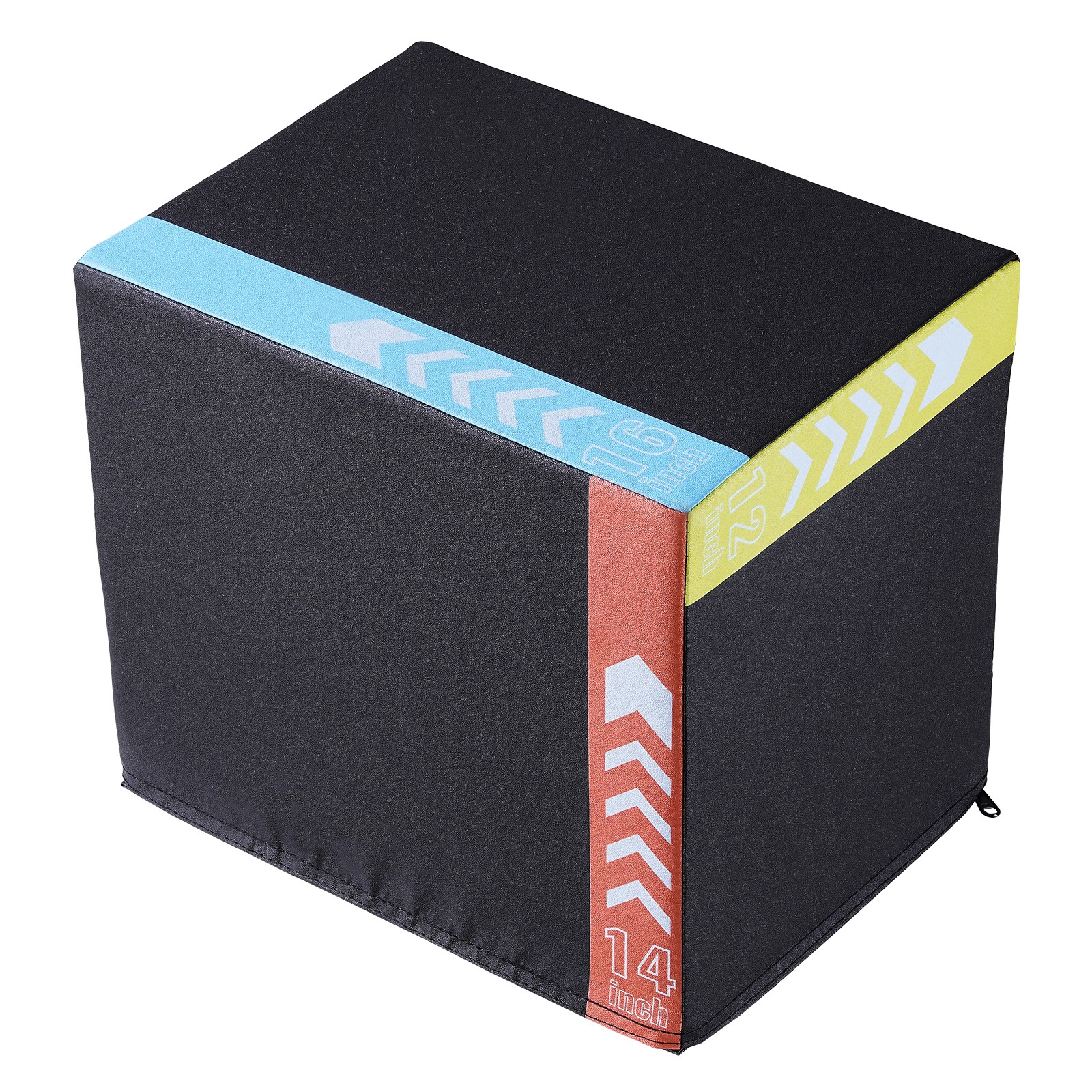 Uimoso 16/14/12 Inch 3 in 1 Plyometric Jump Box Fitness Exercise Plyo Box Cotton