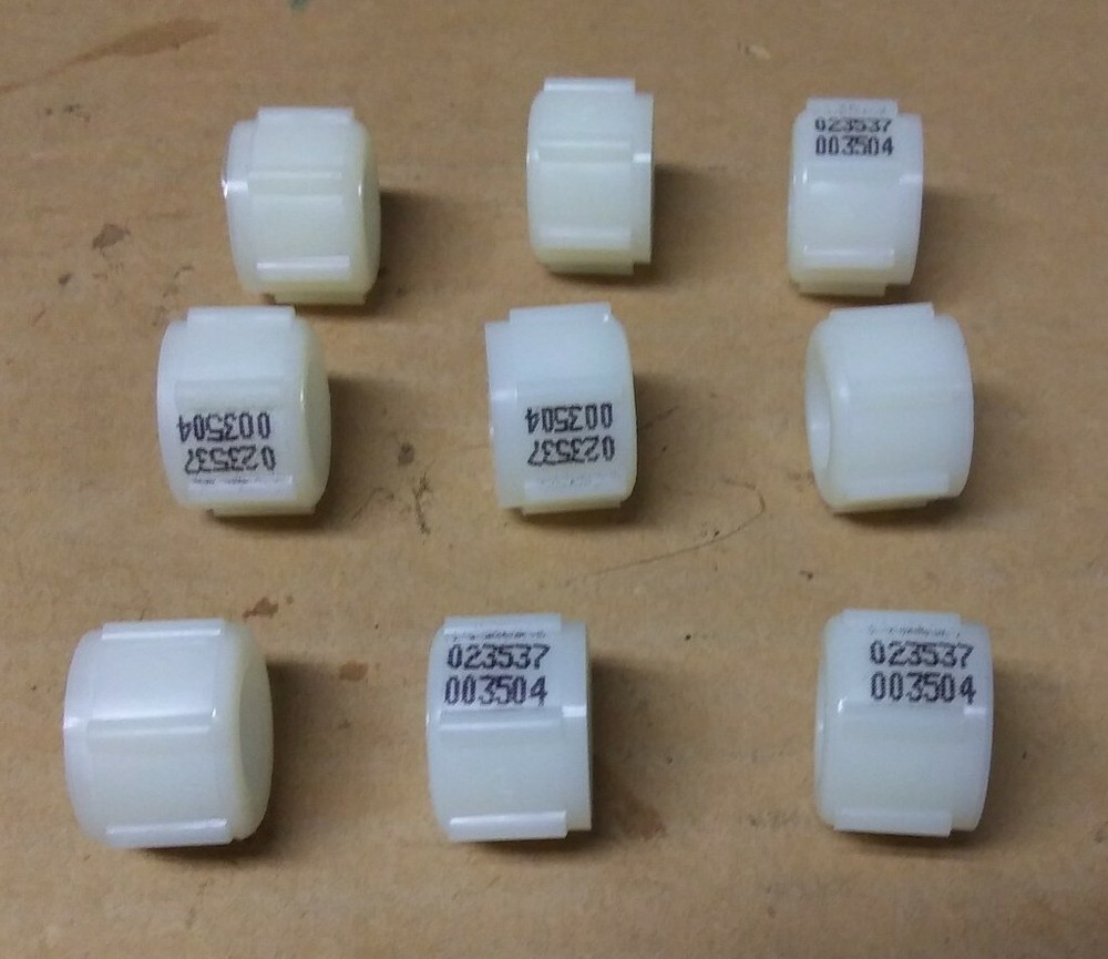 9 New Nylon Spray Tip Caps.