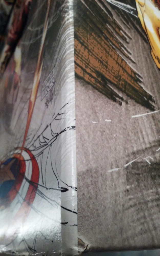 Marvel Iron Spider Spider-Man Civil War Short Comic Box Michael Turner