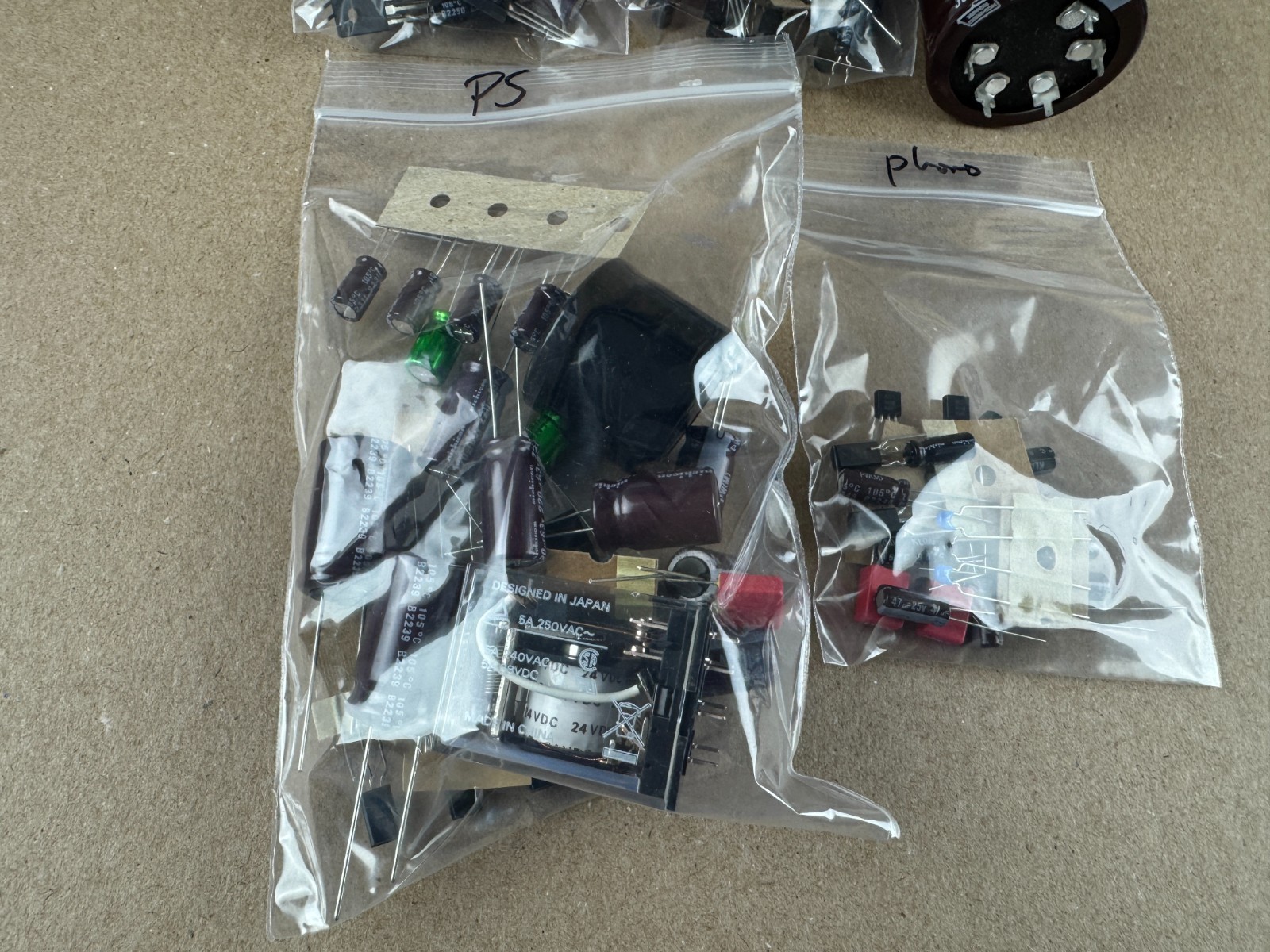 Sansui AU-9500 Complete Rebuild Kit High-Quality Recap Set Transistors Relay