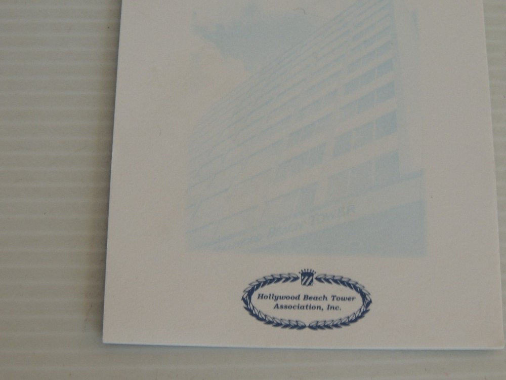 CAPITAL VACATION HOLLYWOOD, FLORIDA, NOTEPAD 7 PC