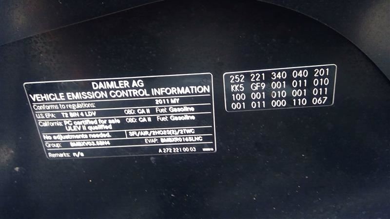 Shifter E350 2011 Transmission Shift 1060595