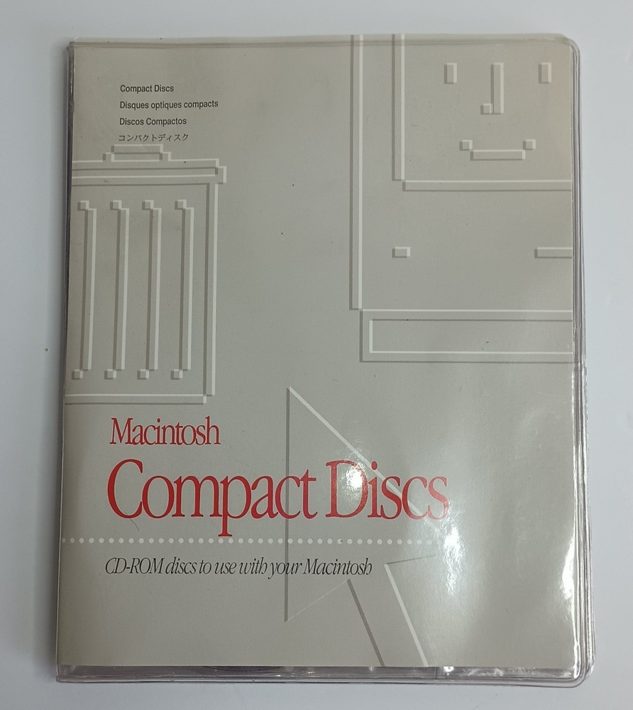 Macintosh 1995 Compact Disc Folder Performa 7.5.1 CD 6300 Apple Software Kids