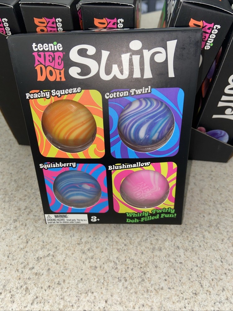 Nee Doh Swirl 4 Pack NEW
