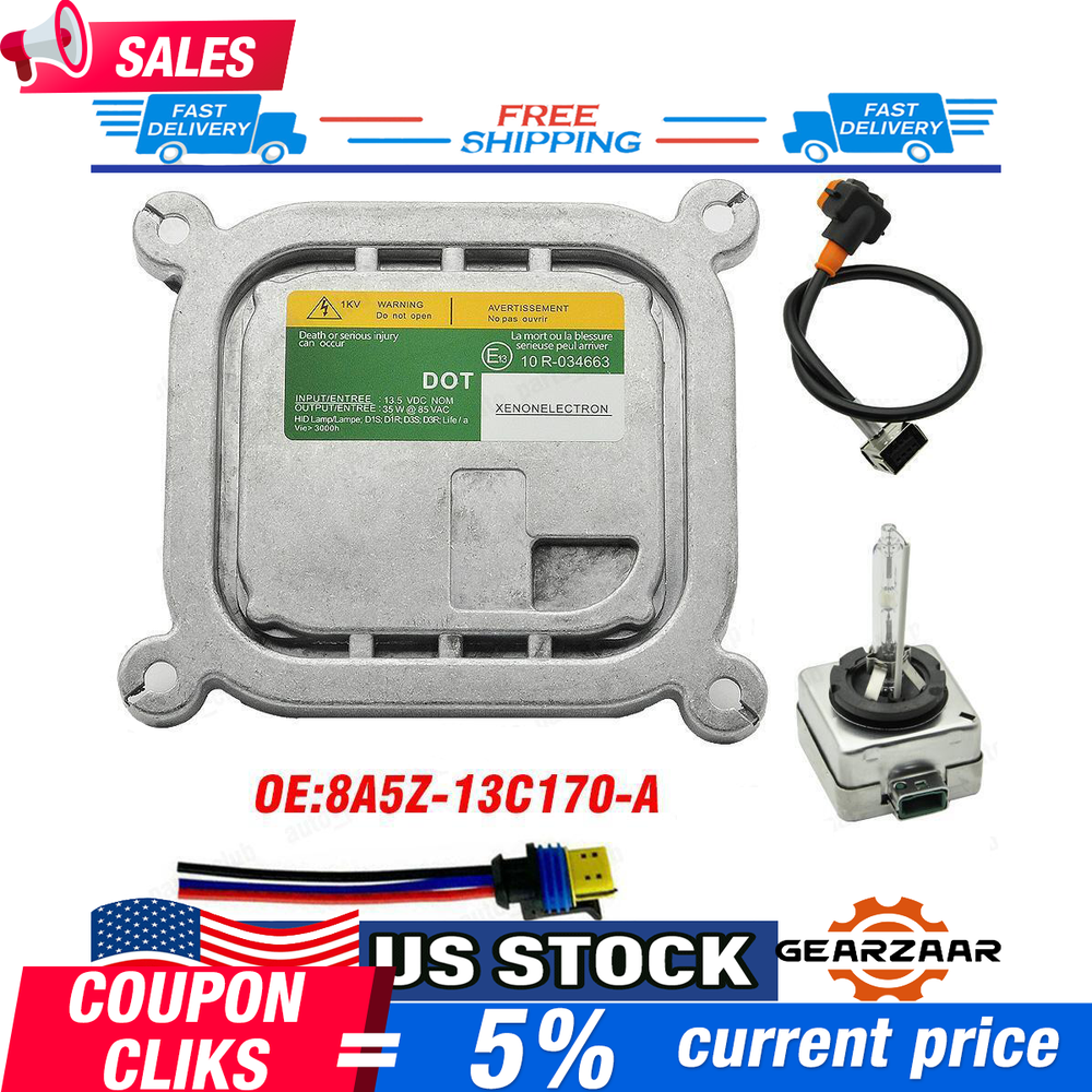 NEW For Ford 10-19 Mustang HID Xenon Ballast Control Unit Light Computer Module