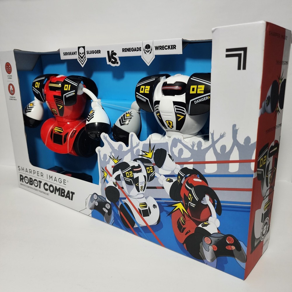 Sharper Image Remote Control (RC) Robot Fighting Set Multiplayer Brand New