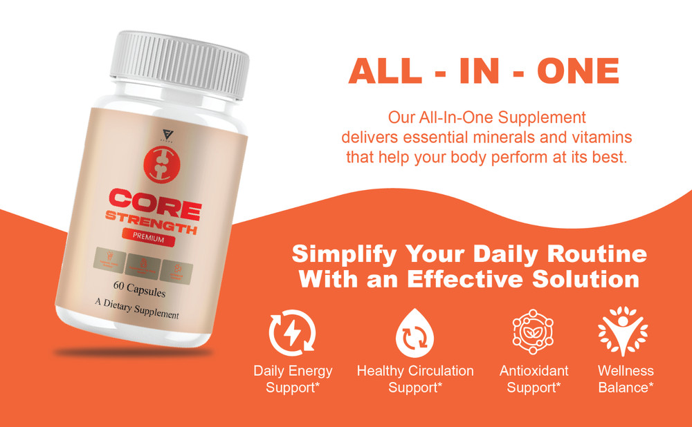 Core Strength Supplement, Core Strength Joint Capsules (60 Capsules)