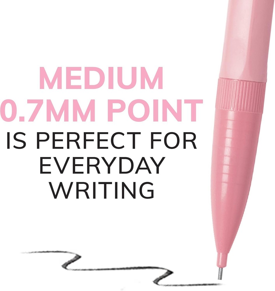 Medium Point 0.7mm Pastel Mechanical Pencils 24 Bulk