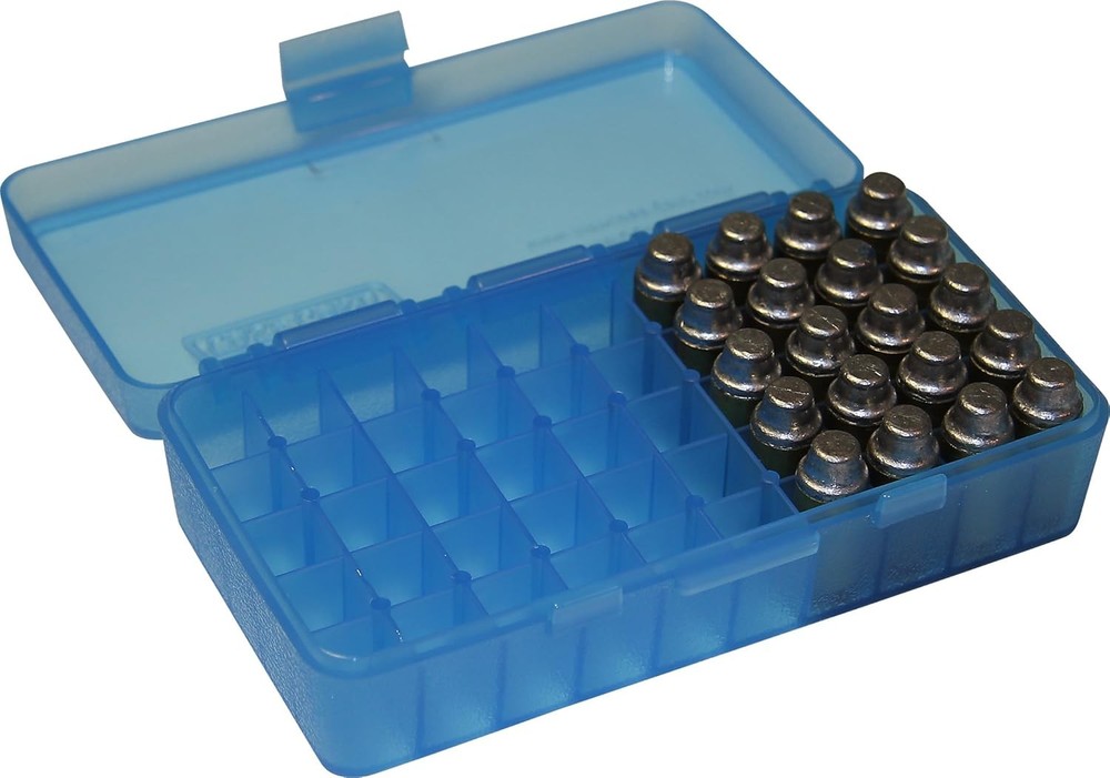 MTM Ammo Box 50 Round Flip-Top, Stackable, Fits 40/10mm & 45 ACP