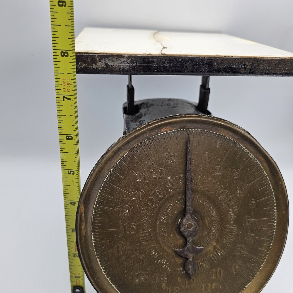 Antique Perfection Slanting Dial Scale 24 Lbs