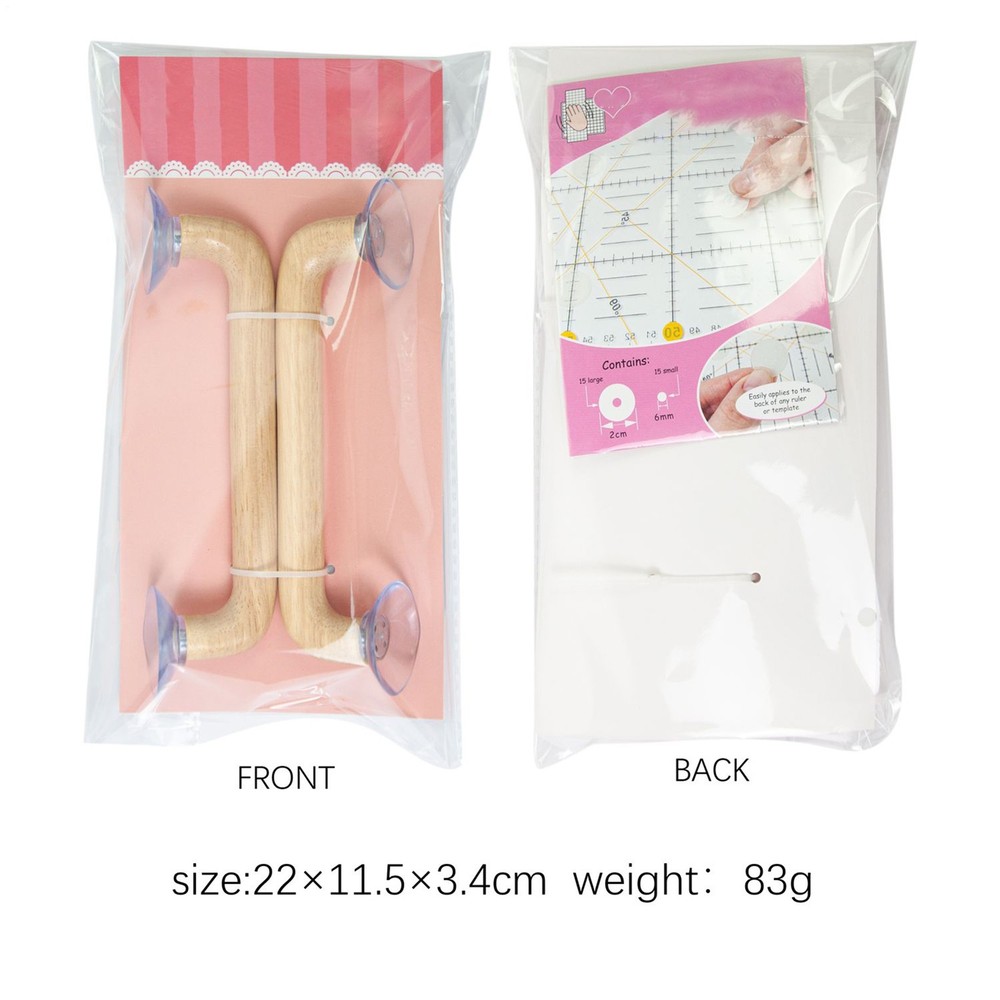 DIY Sewing Tools Ruler Handle Suction Cup Handle for Quilting Patchwork Ruler