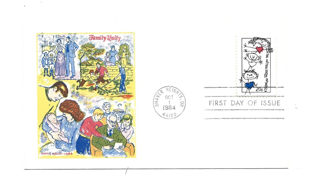 2104 Family Unity, Doris Gold FDC