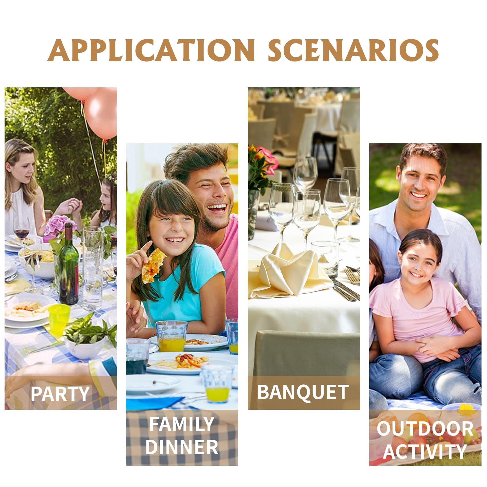 Happy St. Patricks Day Tablecloth 52x52 Inch Square Green Shamrock Gnome Tabl...