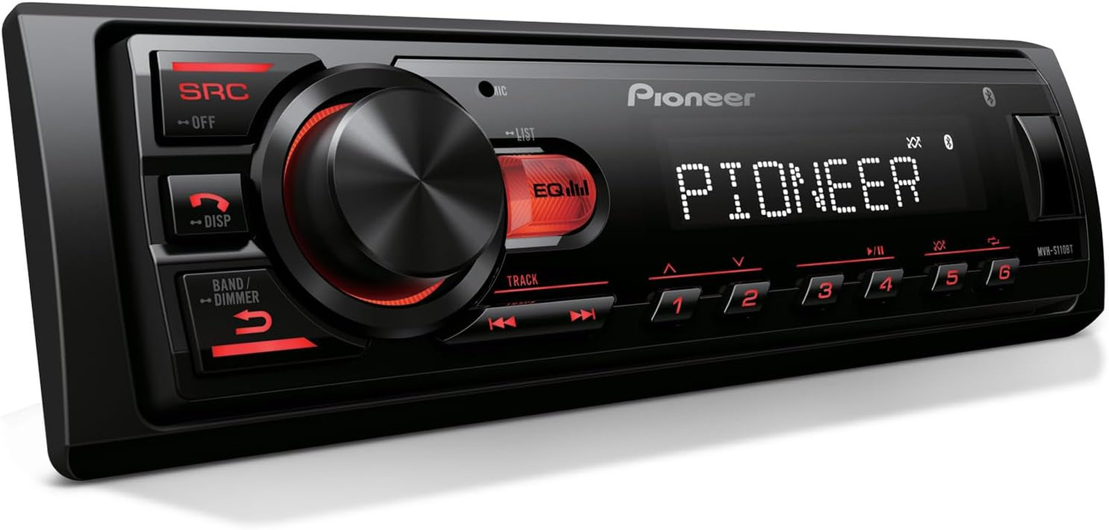 Pioneer MVH-S110BT 1-Din  Bluetooth, USB Input, 50Wx4