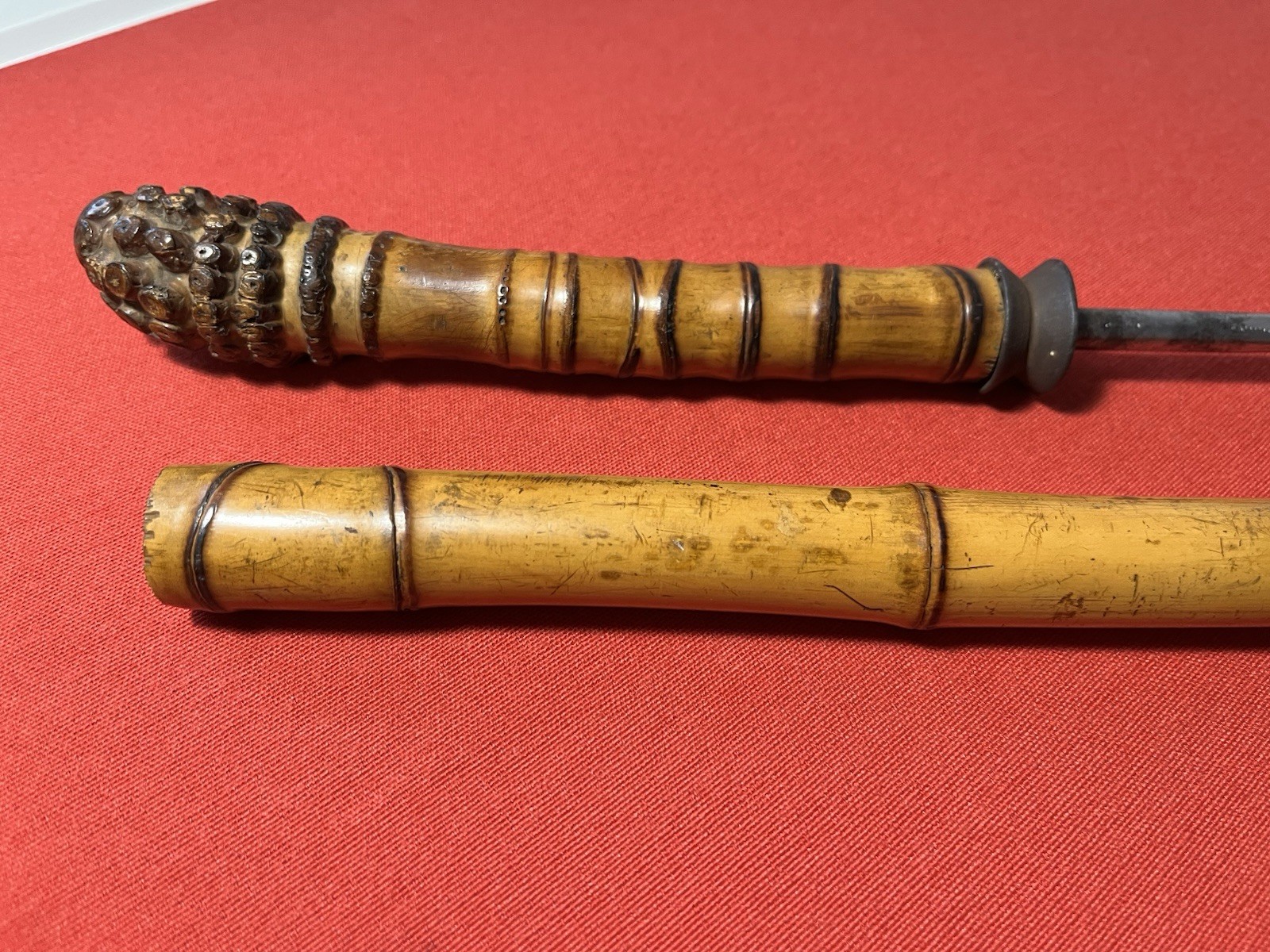 Original 19th Century Bamboo Sword / Swordstick - Swagger Stick