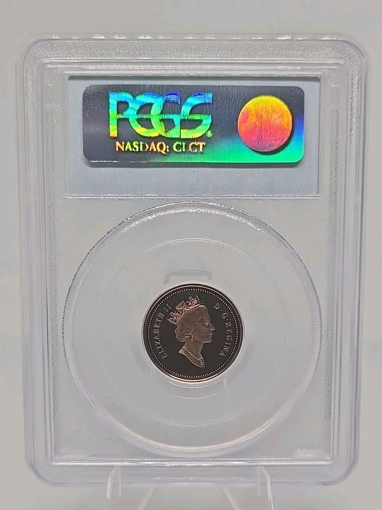 2003 CANADA GOLD LEAF CENT PCGS PR69RD DCAM