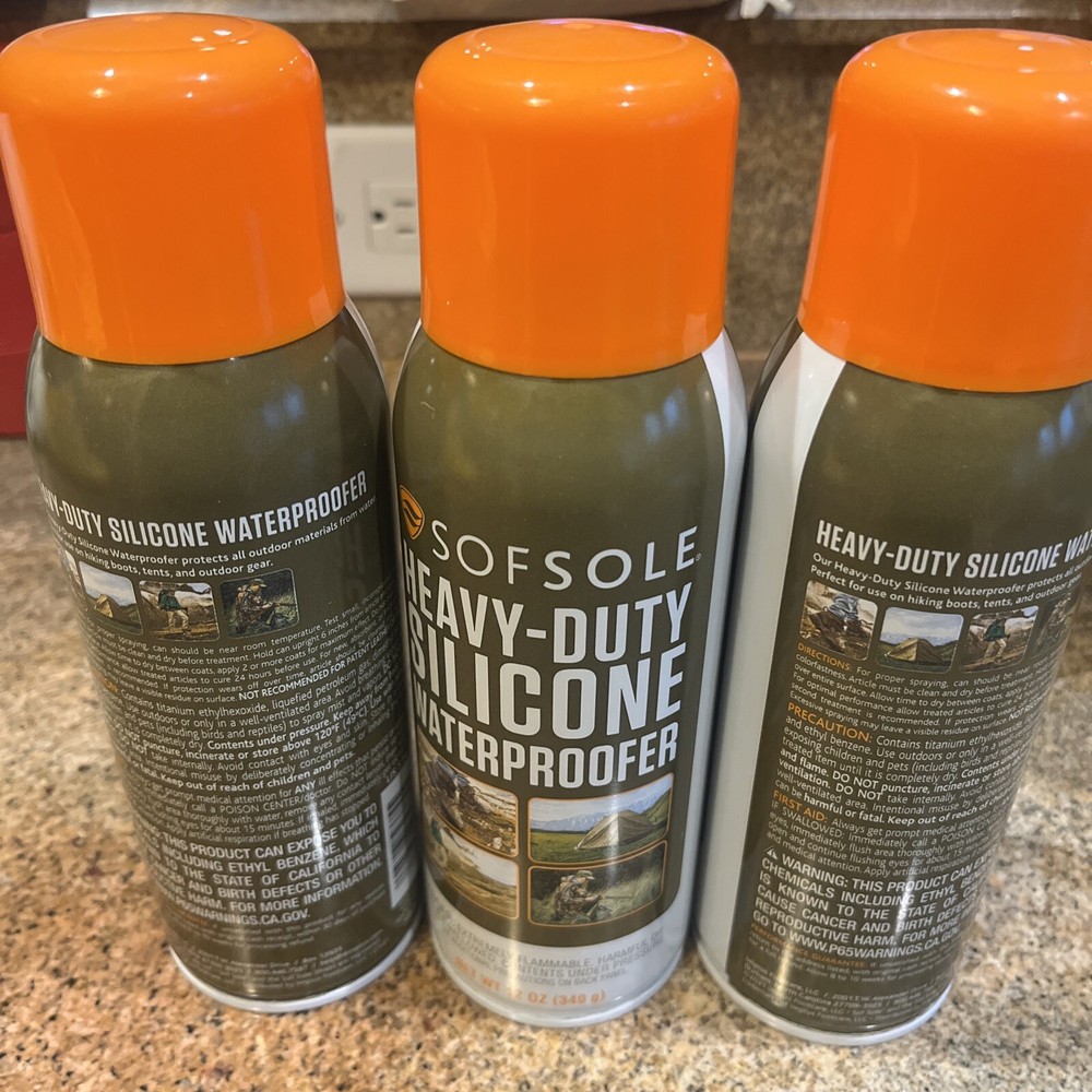 (3) SofSole Heavy-Duty Silicone Water Proofer