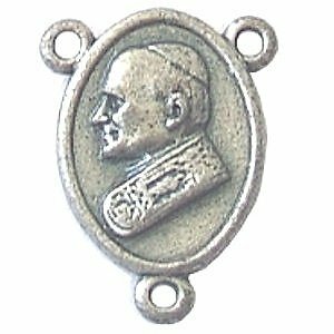 Pope John Paul II - center piece - Pewter (1.6cm-0.63" )