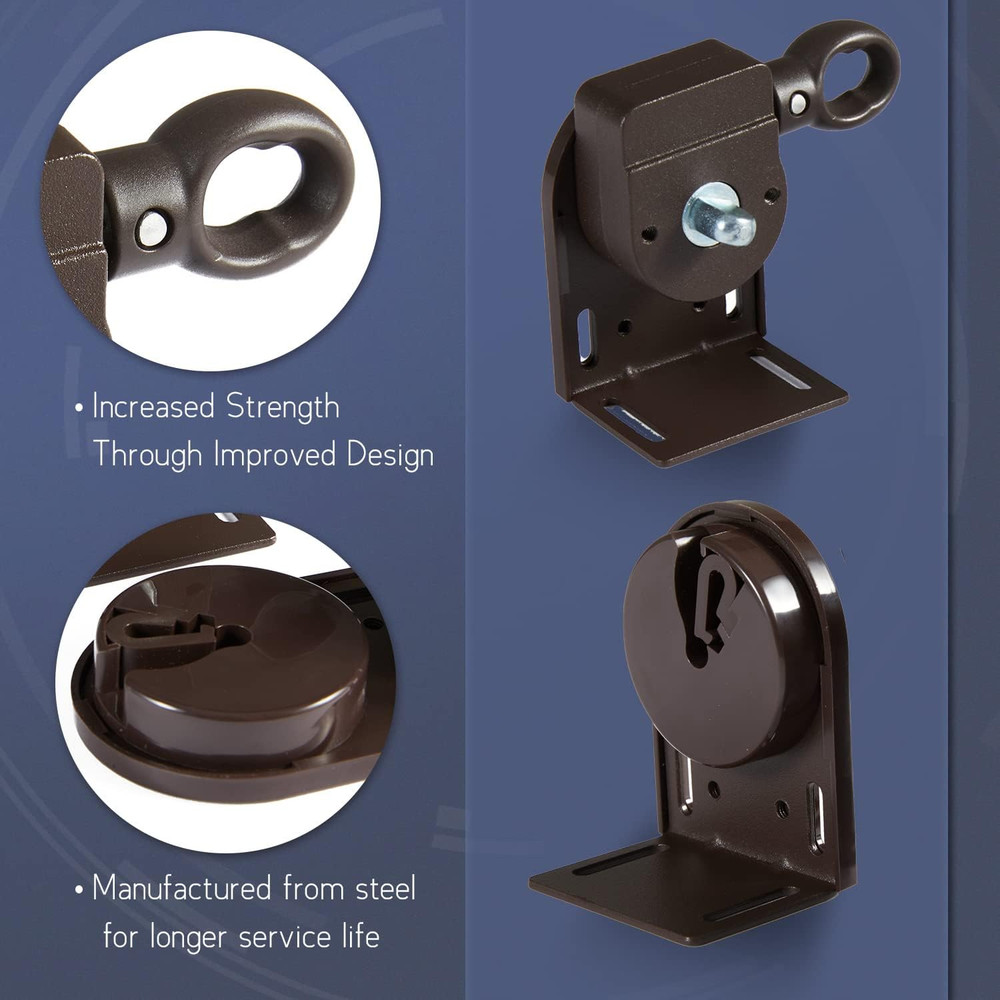 Sunvisor Replacement Parts, Cordless Crank kit, Roller Blind mounting Bracket