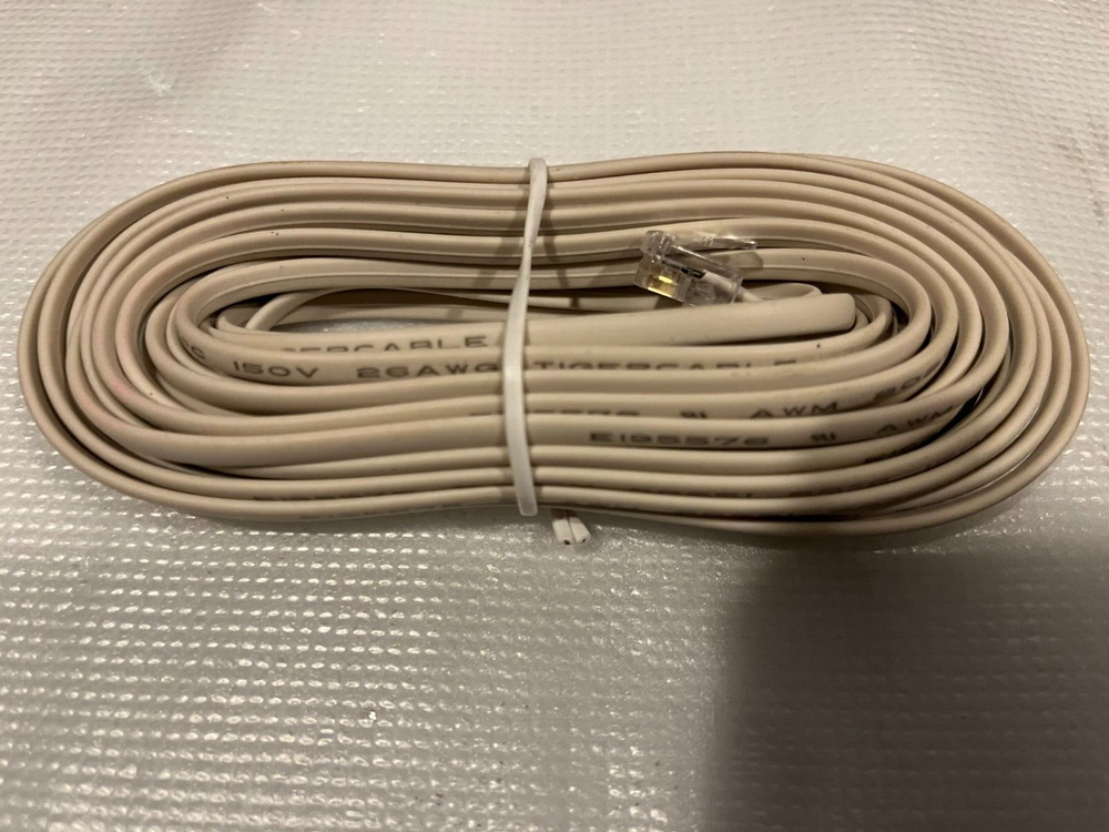 Tigercable 50' ft Telephone Extension Cord